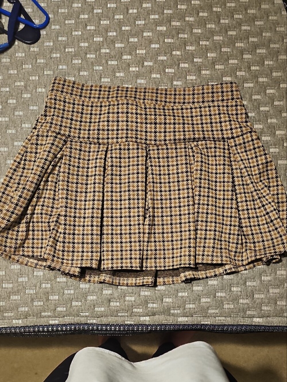 American Eagle Outfitters Pleated Skort in Brown Pattern Medium - Picture 5 of 5